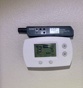 tarpon springs checking thermostat temperature